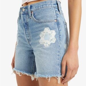 Levi's 501 Mid Thigh Denim Shorts